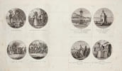 Recueil de vues des lieux principaux de la colonie fran&ccedil;oise de Saint-Domingue.. MOREAU DE SAINT-M&Eacute;RY (M&eacute;d&eacute;ric-Louis-&Eacute;lie), PONCE (Nicolas).
