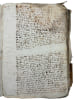 [Beaujolais - Archives seigneuriales]. Chartier et registre de comptes du ch&acirc;teau de Pramenoux (Saint-Nizier-d'Azergues, Rh&ocirc;ne).. 