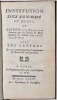 Institution des sourds et muets, ou recueil des exercices soutenus par les sourds & muets pendant les années 1771, 1772, 1773 & 1774 ; avec les ...