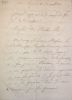 Lettre autographe signée de Fontal, capitaine aide de camp de feu Général D'arbois de Jubainville à Monsieur le docteur Blair concernant la succession ...