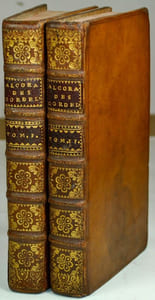 L'Alcoran des Cordeliers. Tant en Latin qu'en François. C'est-à-dire, Recueil Des plus notables bourdes et blasphemes de ceux qui ont osé comparer Sainct François à Jésus Christ ; tiré du grand livre des Conformitez jadis composé par frère Barthelemi de Pise, Cordelier en son vivant. Nouvelle Edition ornée de figures dessinées Par B. Picart.