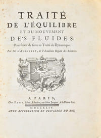 Traité de l'équilibre et du mouvement des fluides, pour servir de suite au Traité de dynamique.
