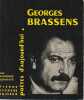 Georges Brassens, poésie et chansons,. BONNAFE Alphonse