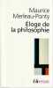 Eloge de la philosophie et autres essais,. MERLEAU-PONTY Maurice