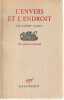 L'envers et l'endroit,. CAMUS Albert,