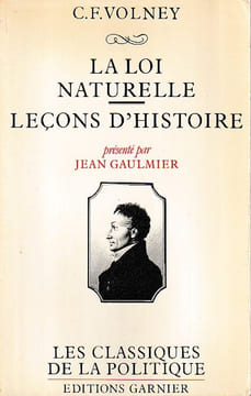 La loi naturelle - Leçons d'histoire. VOLNEY C.-F.