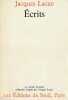 Ecrits,. LACAN Jacques