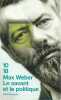 Le savant et le politique,. WEBER Max