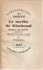 Le mythe de Rimbaud: Genèse du mythe 1869-1949,. ETIEMBLE