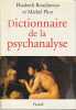 Dictionnaire de la psychanalyse,. ROUDINESCO Elisabeth, PLON Michel