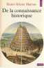 De la connaissance historique, . MARROU Henri-Irénée