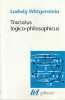 Tractatus logico-philosophicus,. WITTGENSTEIN Ludwig