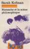 Nietzsche et la sc&egrave;ne philosophique. KOFMAN Sarah