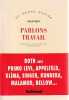 Parlons travail,. ROTH Philip