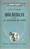 H&ouml;lderlin et la question du p&egrave;re,. LAPLANCHE Jean,