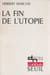 La fin de l'utopie. MARCUSE Herbert, 