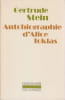 Autobiographie d'Alice Toklas. STEIN Gertrude,