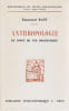 Anthropologie du point de vue pragmatique. KANT Emmanuel