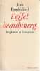L'effet Beaubourg: Implosion et dissuasion,. BAUDRILLARD Jean,