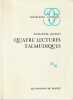Quatre lectures talmudiques,. LEVINAS Emmanuel,