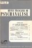 Revue Française de Psychanalyse, tome XXXI, 1967, n° 1, janvier-février - XXVIe congrès des psychanalystes de langues romanes (suite), . COLLECTIF ...