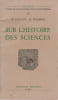 Sur l'histoire des sciences. FICHANT M., P&Ecirc;CHEUX M.