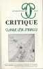 Critique n° 620-621: Claude Lévi-Strauss,. COLLECTIF (revue),