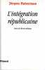 L'intégration républicaine : Essais de théorie politique,. HABERMAS Jürgen,