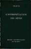 L'interpr&eacute;tation des r&ecirc;ves (Die Traumdeutung), . FREUD Sigmund