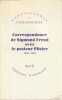 Correspondance de Sigmund Freud avec la pasteur Pfister, 1909-1939,. FREUD Sigmund, pasteur PFISTER, 