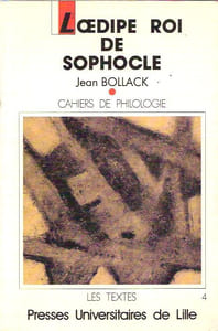 L'OEdipe Roi de Sophocle IV  (tome 4 seul), le texte et ses interprétations. Commentaire. Troisième partie, 