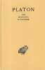 Oeuvres compl&egrave;tes T. V - 1 : Ion - M&eacute;nex&egrave;ne - Euthyd&egrave;me,. PLATON,