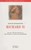 Lecture d'une oeuvre: Richard II - William Shakespeare, . BERTHEAU Gilles, COUSSEMENT-BOILLOT Laetitia, 