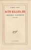Chroniques algériennes 1939-1958, Actuelles III,. CAMUS Albert