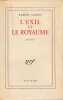 L'exil et le Royaume, . CAMUS Albert, 