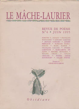 La Mâche-Laurier - Revue de poésie - n° 4 de juin 1995 . COLLECTIF (revue),