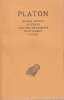 Oeuvres compl&egrave;tes T. I : Hippias mineur - Alcibiade - Apologie de Socrate - Eutyphron - Criton,. PLATON,