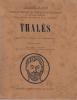 Revue Thalès n° 11, 1960, recueil des travaux et bibliographie: Histoire de la biologie, . COLLECTIF,