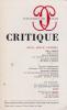 Critique n° 433-434: Musil, Broch, Kundera,. Collectif (revue), 