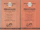 La personnalité - Etude systematique, theorique et concrete, 2 volumes: tome 1. Description et mesure psychodynamique et psychosomatique - Tome 2. Le ...
