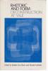 Rhetoric and form : Deconstruction at Yale,. CON DAVIS Robert & SCHLEIFER Ronald (edited by),