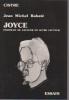 Joyce : Portrait de l'auteur en autre lecteur,. RABATE Jean Michel,