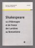 Revue germanique internationale tome 5: Shakespeare vu d'Allemagne et de France des Lumières au Romantisme. ROGER Christine,