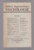 Cahiers internationaux de sociologie,. COLLECTIF (revue)