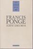 Album amicorum,. PONGE Francis,