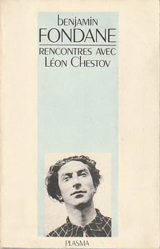 Rencontres avec Léon Chestov,. FONDANE Benjamin,
