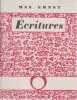 Ecritures. Avec cent vingt illustrations extraites de l'oeuvre de l'auteur,. ERNST Max,