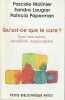 Qu'est-ce que le care? : Souci des autres, sensibilité, responsabilité,. MOLINIER Pascale, LAUGIER Sandra, PAPERMAN Patricia (sous la direction de),