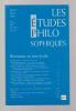 Les études philosophiques, numéro 1 : 2003 - Brentano et son école,. COLLECTIF (revue),