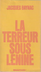La terreur sous Lénine (1917-1924),